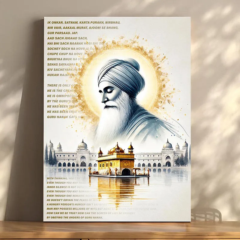 Guru Nanak Dev Ji Golden Temple Wall Art media 3