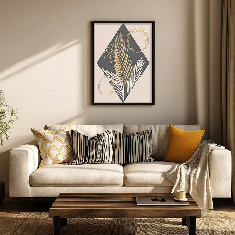 Botanic Bloomscape Archival Canvas Wall Art - Black Frame media 1