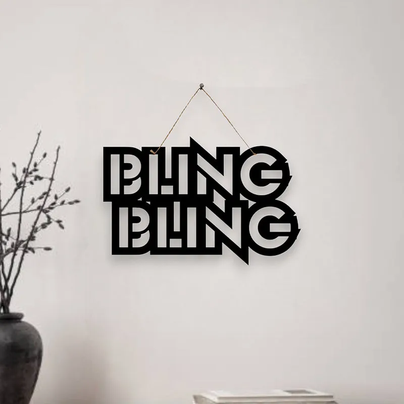 Bling Bling Mild Steel Wall Accent media 1