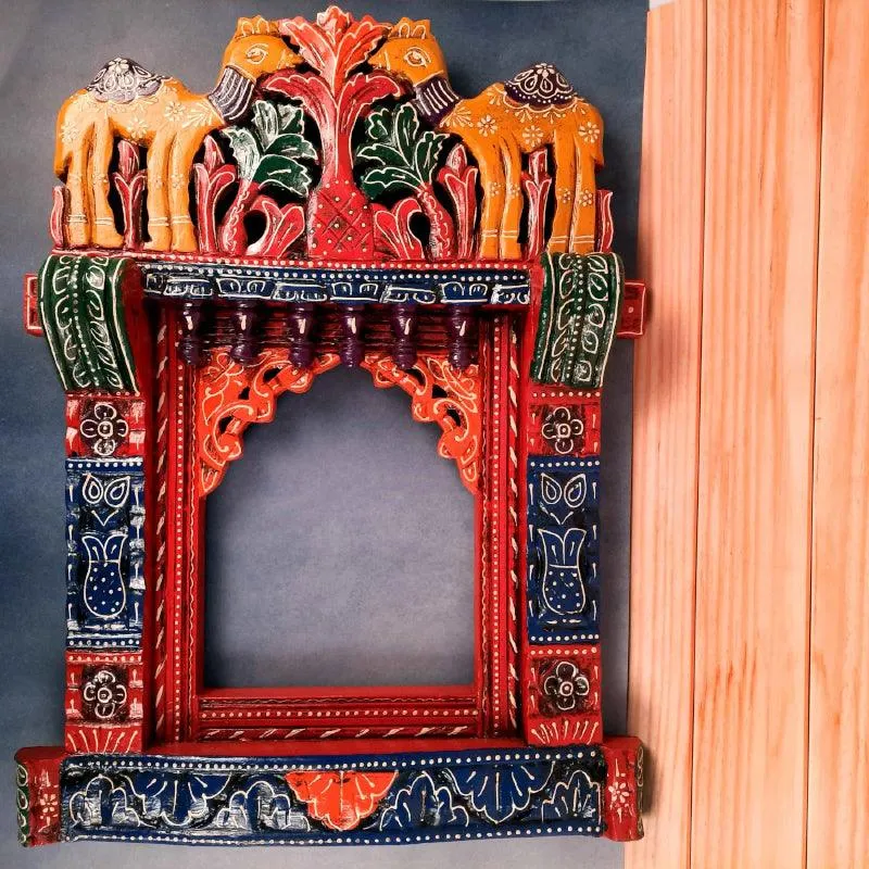 Jharokha Vinrance Wooden Wall Accent media 3