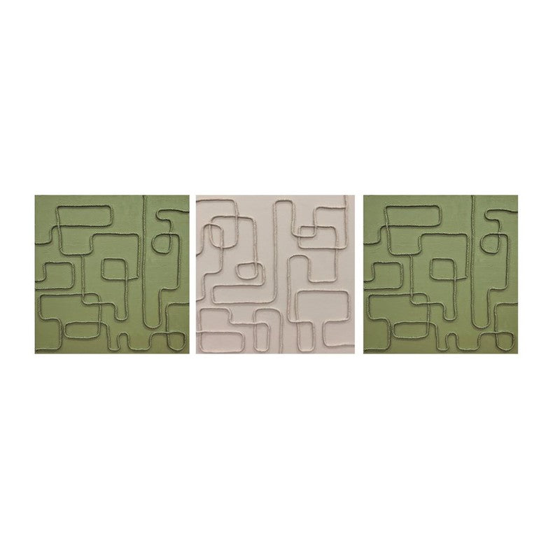 Artevo Handcrafted Plywood Wall Art - Set of Three media 5