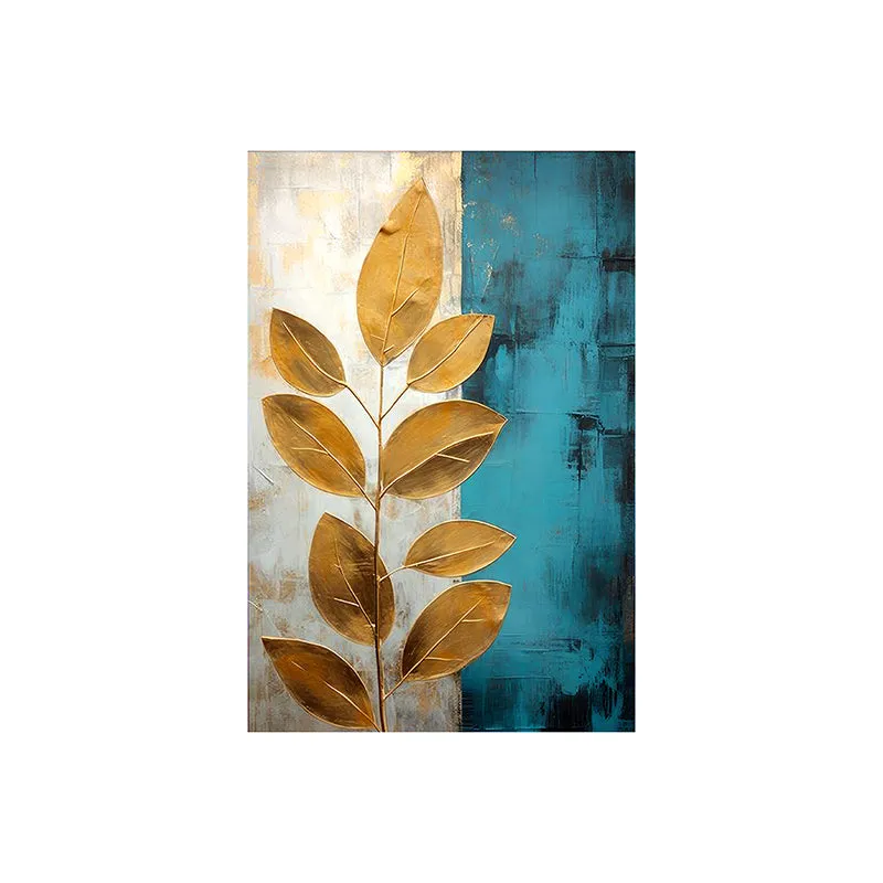 Leaves of Light Poly Canvas Wall Painting media 5