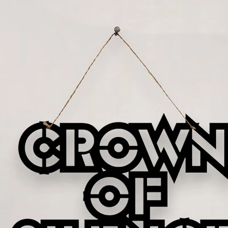 Crown Of Silence Mild Steel Wall Accent media 4