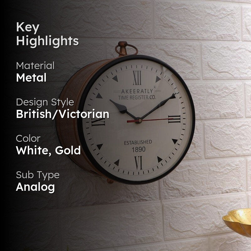 Ithva Double Sided Station Clock media 2