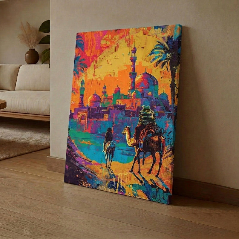Mirage of Majesty Canvas Traditional Wall Art