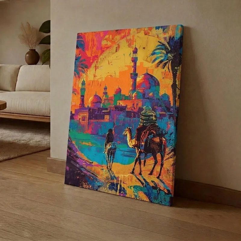 Mirage of Majesty Canvas Traditional Wall Art media 1