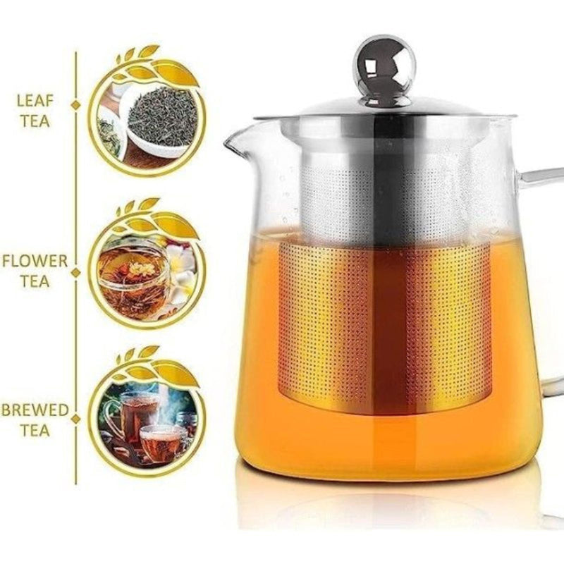 Klaris Heat-Resistant Glass Kettle with Infuser - 750 mL media 9