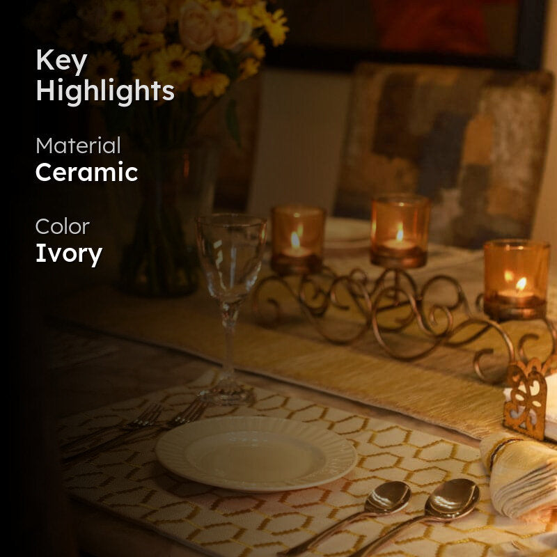 Zaya Ceramic Plate - Set of Two media 2