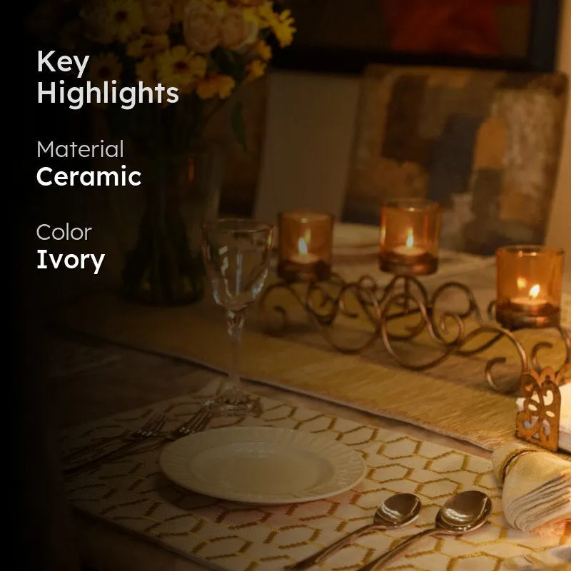 Zaya Ceramic Plate - Set of Two media 2