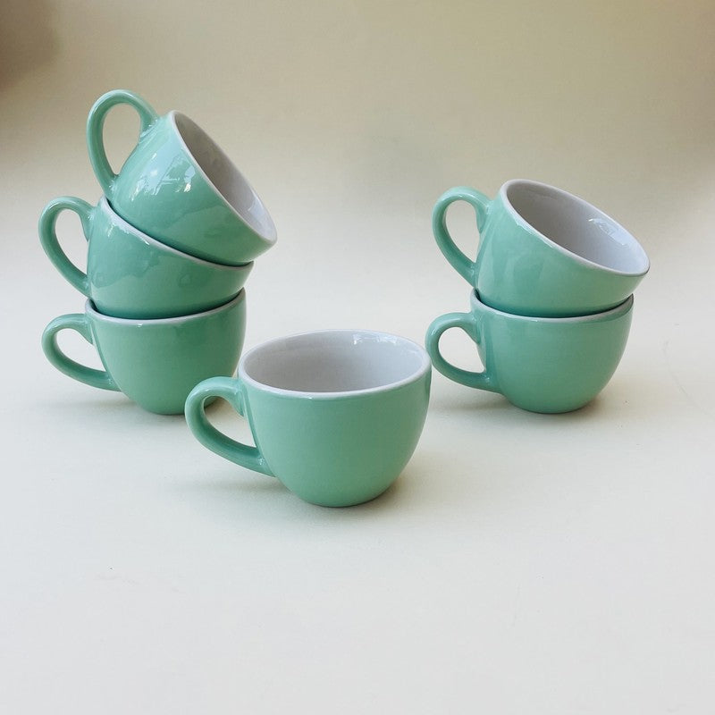 Brew Ceramic Tea Cup (80 mL Each) - Set Of Six media 5