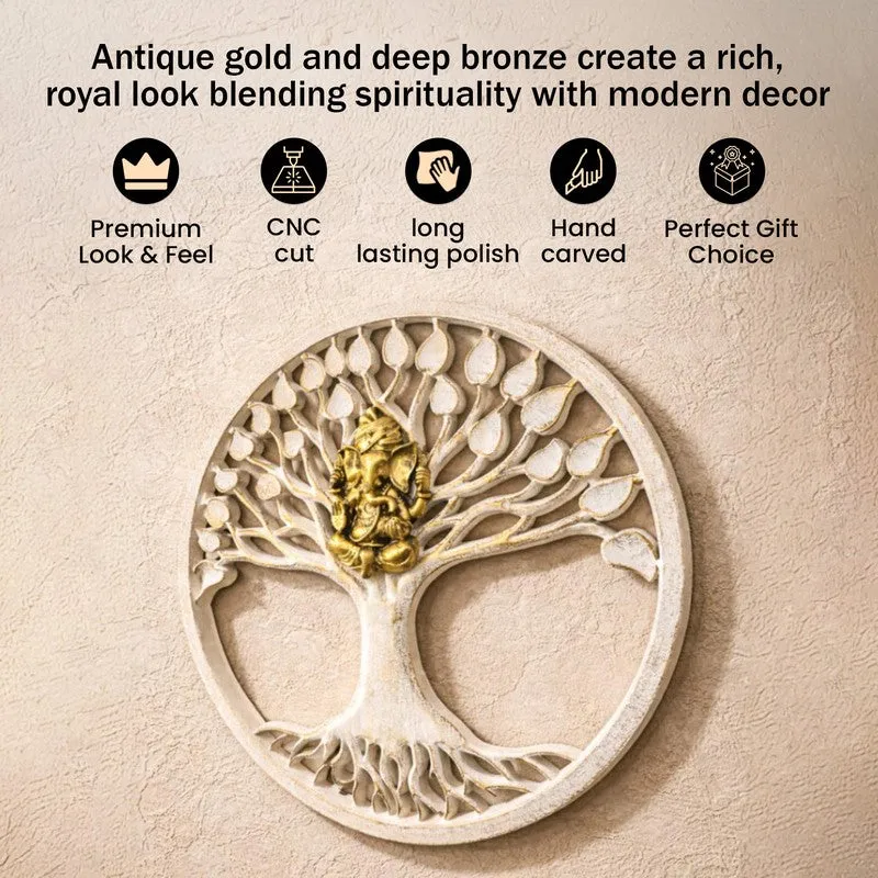 Eternal Tree of Life Ganesha MDF Wall Accent media 10