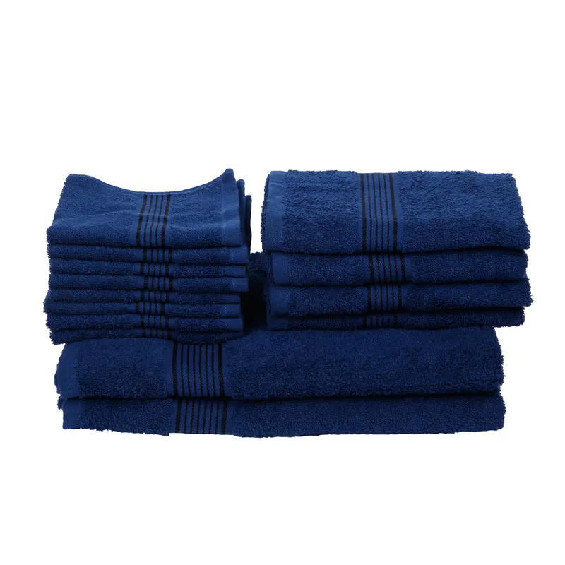 Comfora Towel Set (Blue) - Fourteen Piece Set media 3