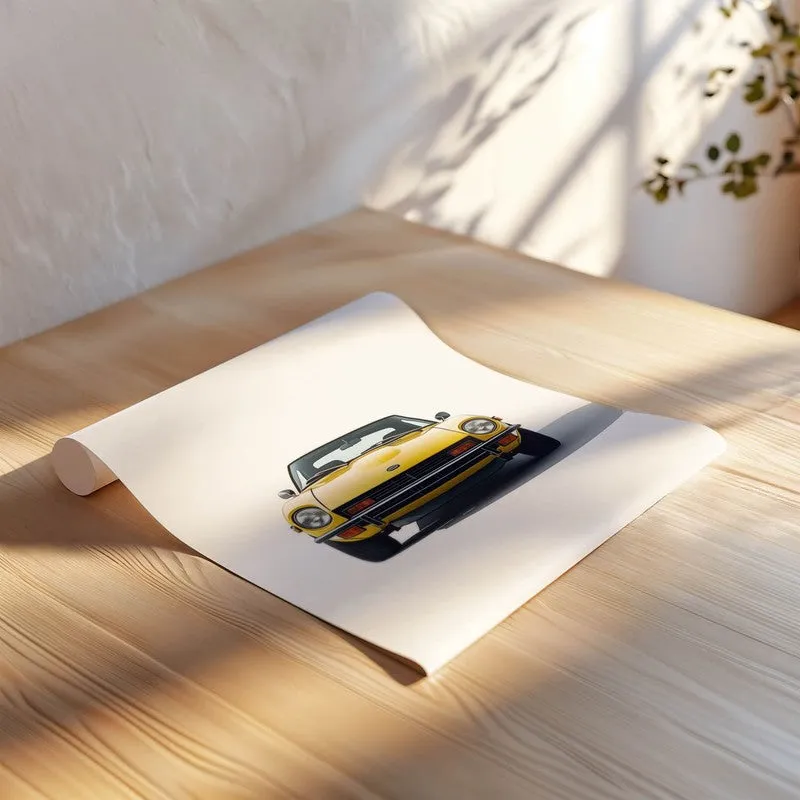 Yellow Racer Wall Poster media 6