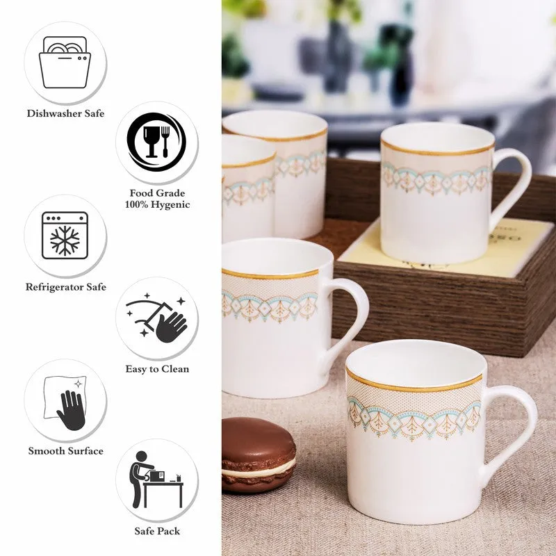 Classic Bone China Tea Cup (210 mL Each) - Set Of Six media 5