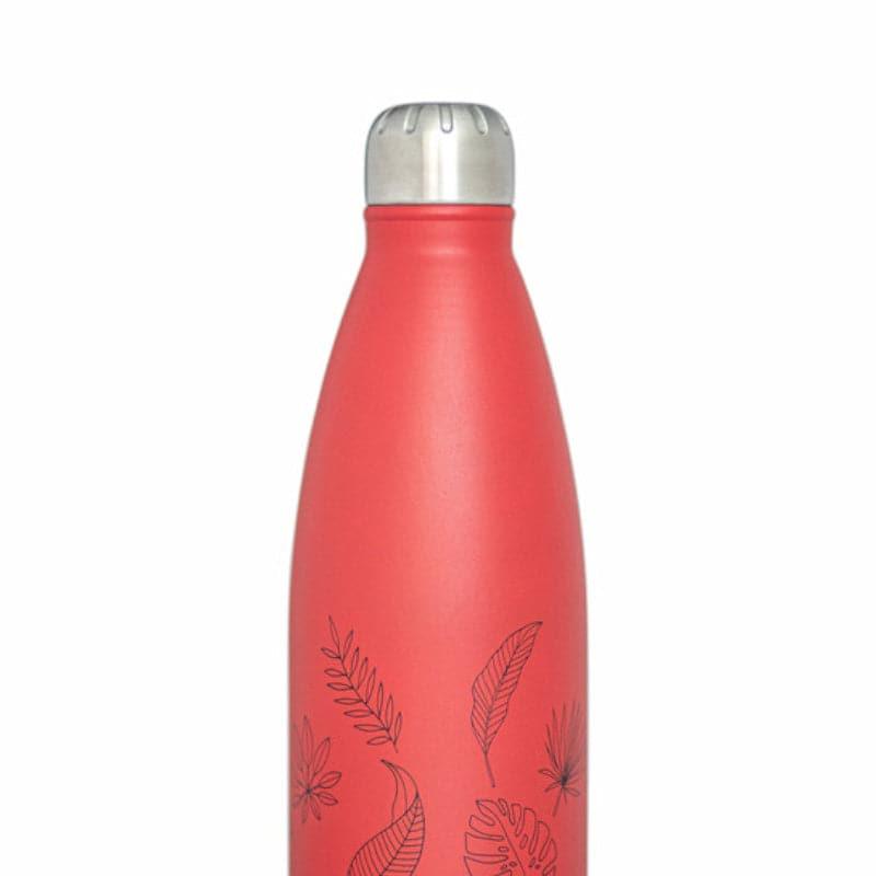 Leafy Leap Hot & Cold Thermos Bottle (Red) - 1000 mL media 3