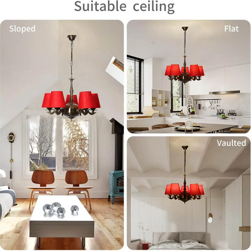 Diolo Conical Golden Antique Ceiling Lamp media 7