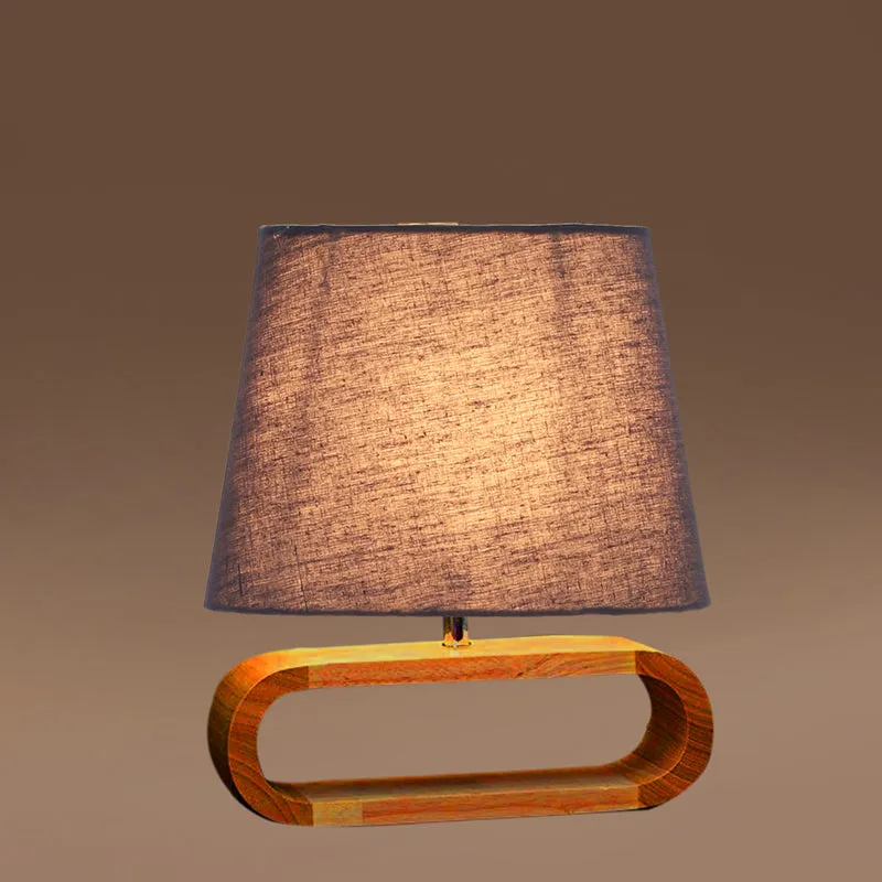 Cotin I Curve Cotton Table Lamp - Grey,Brown media 5