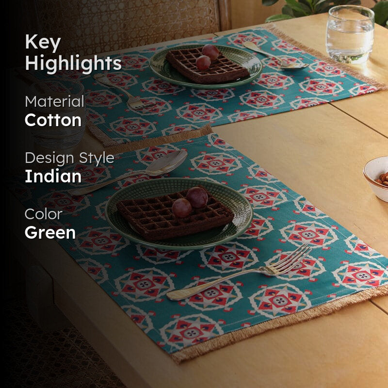 Faye Ethnic Placemat - Set Of Two media 2