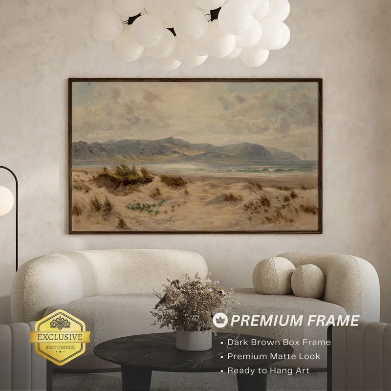 Withering Fields Wood Wall Art With Frame - Black media 3