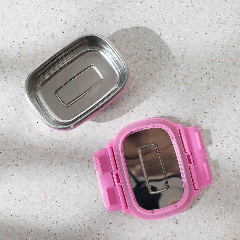 Yum Lock Insulated Lunch Box (Pink) - 150 mL media 6