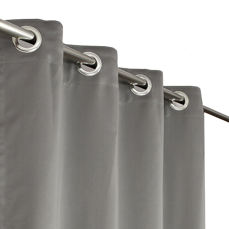 Nisha Blackout Curtain (Grey) - Set Of Two media 4