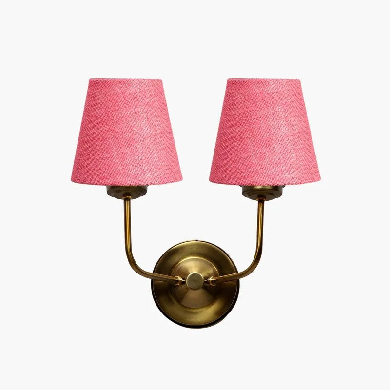 Lumoire Duo Cone Metal Wall Lamp - Pink media 5
