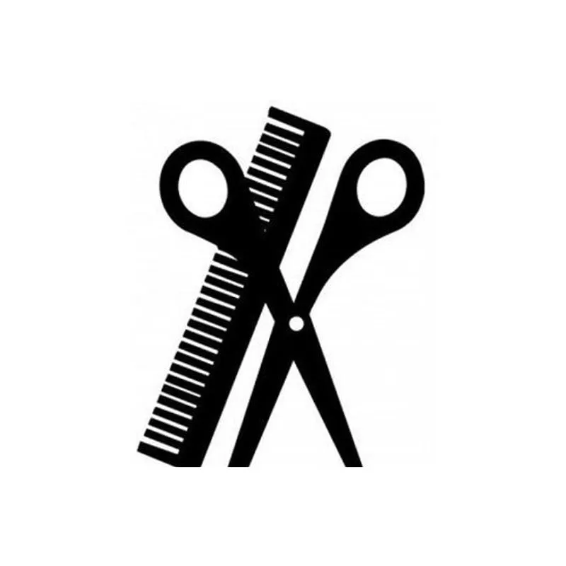 Haircut Salon Black Iron Wall Accent media 3