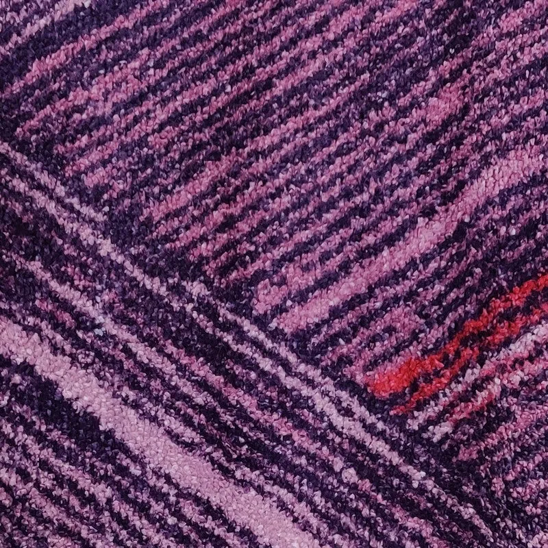 Halven Abstract Micro Fiber Area Rug - Purple media 4