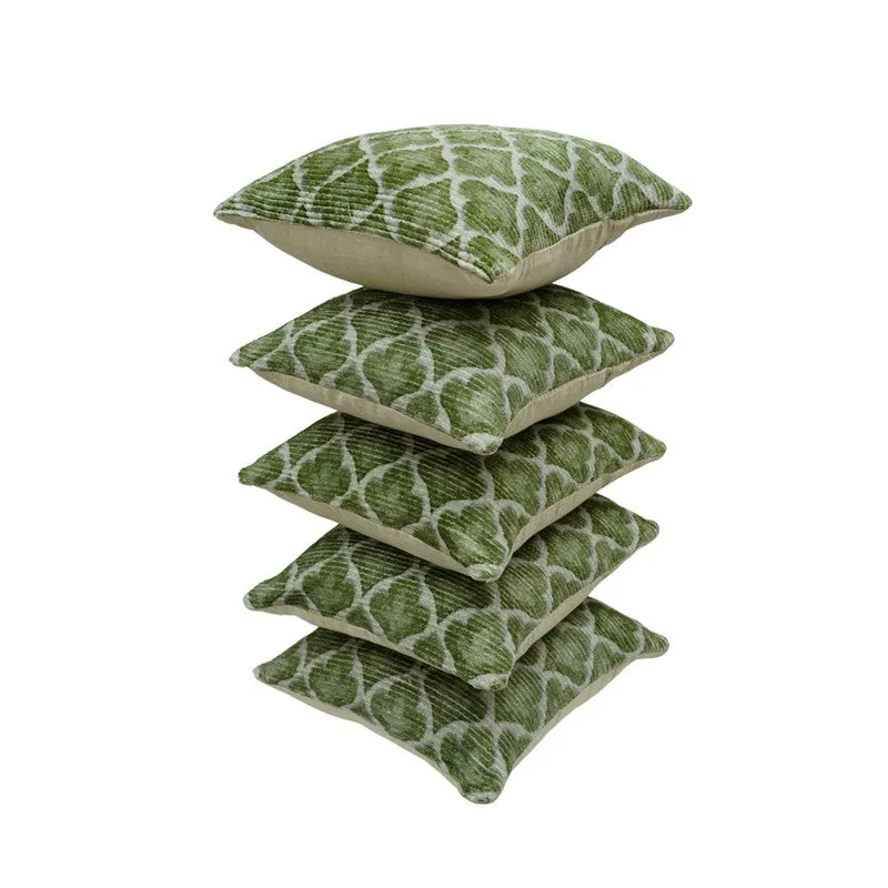 DiagMatrix Cushion Cover (Olive) - Set Of Five media 5