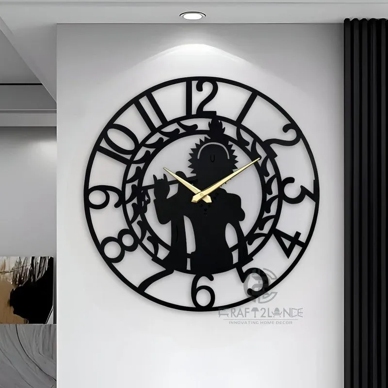 Echoes Silent Wall Clock - Black media 3