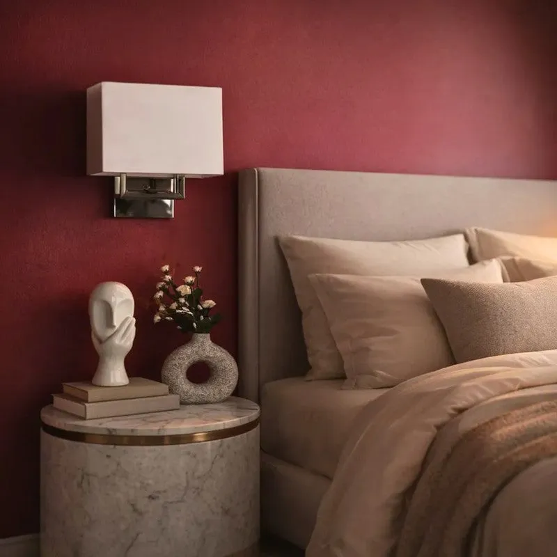 Logan Cotton & Iron Wall Lamp media 3