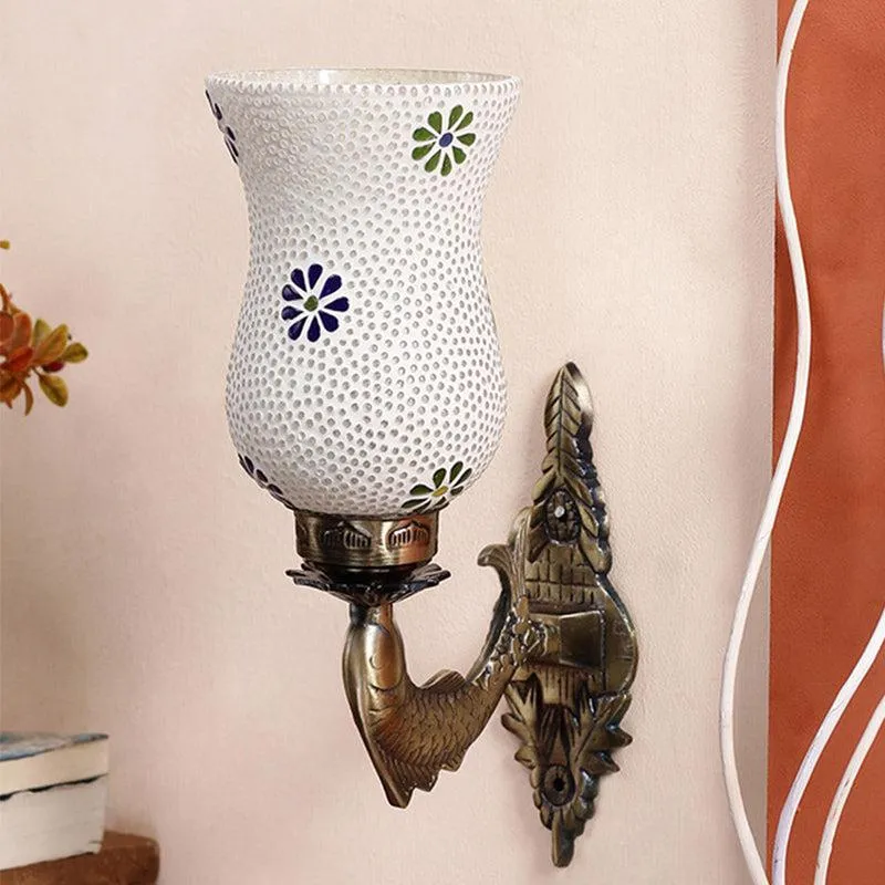 Adva Ziada Mosaic Glass & Metal Wall Lamp media 3