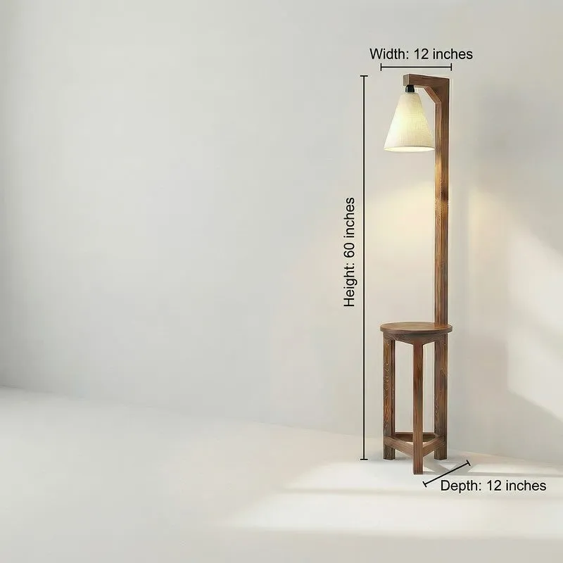 SimplyShade Wooden Floor Lamp - Brown media 10