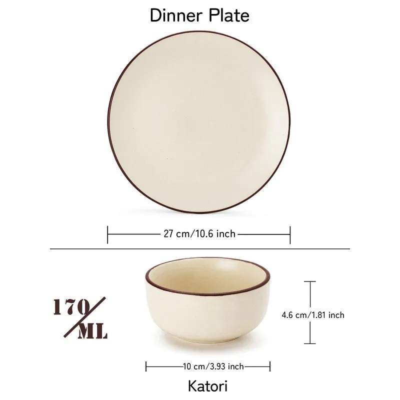 Riddo Dinnerware (Off White) - 8 Piece Set media 11