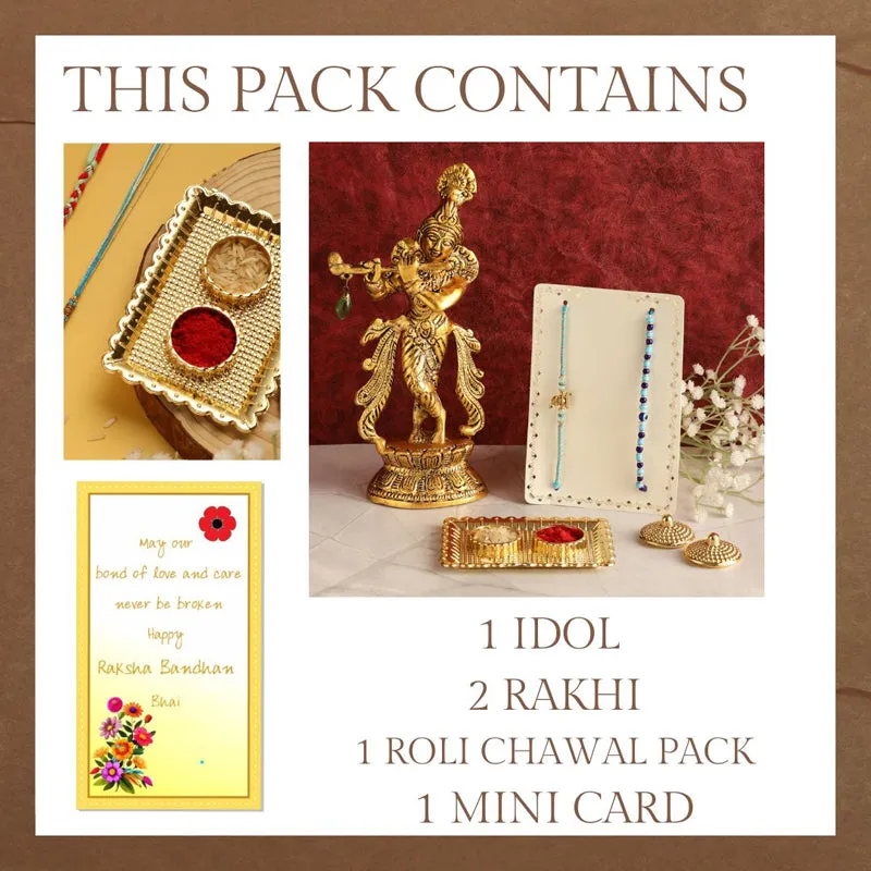 Krishna Natan Rakhi Hamper media 5