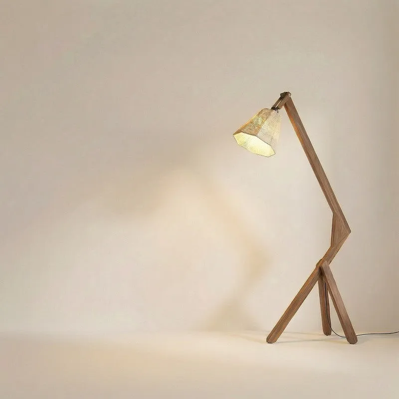 Faye Arched Wooden Floor Lamp media 5
