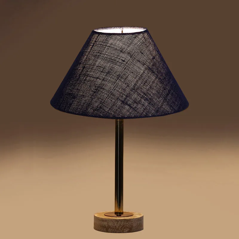 Sienna II Rodin Wooden Table Lamp - Blue,Gold,White media 6