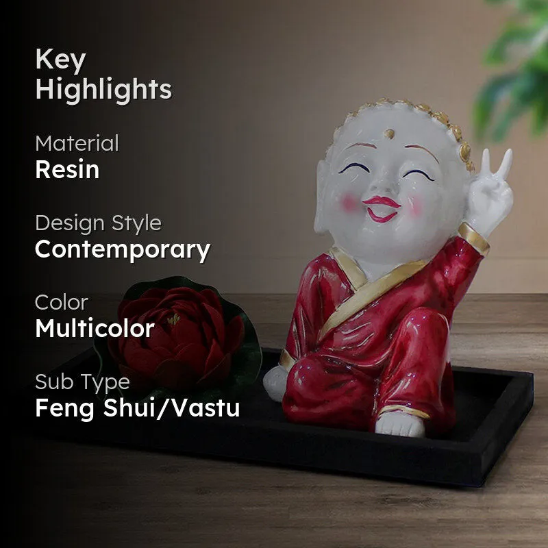 Blushing Buddha Showpiece media 2