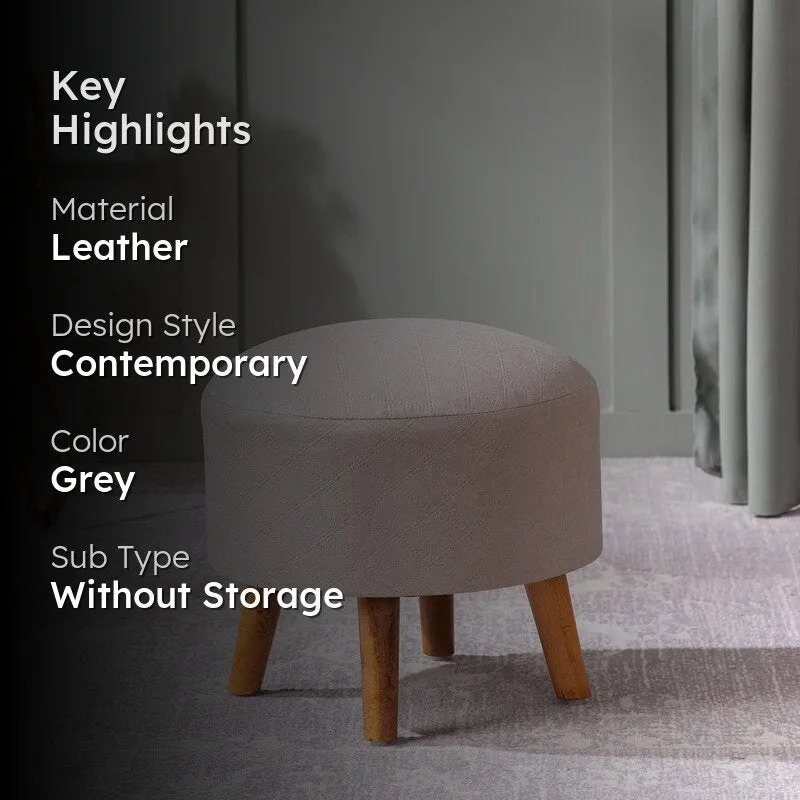 Urban Pouf Ottoman - Grey media 2
