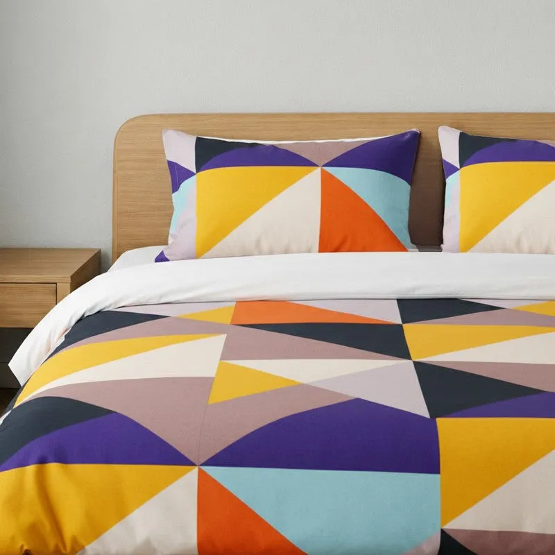 Kaleido Carnival Microfiber Bedsheet  - 125 GSM media 4