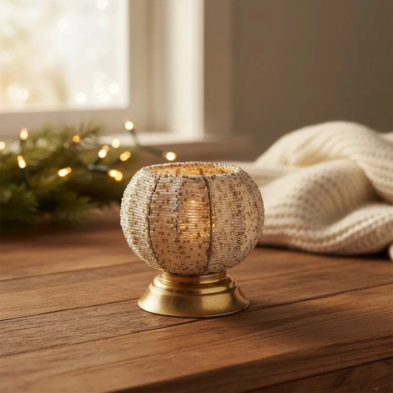 Festive Bowl Tea Light Candle Holder media 1