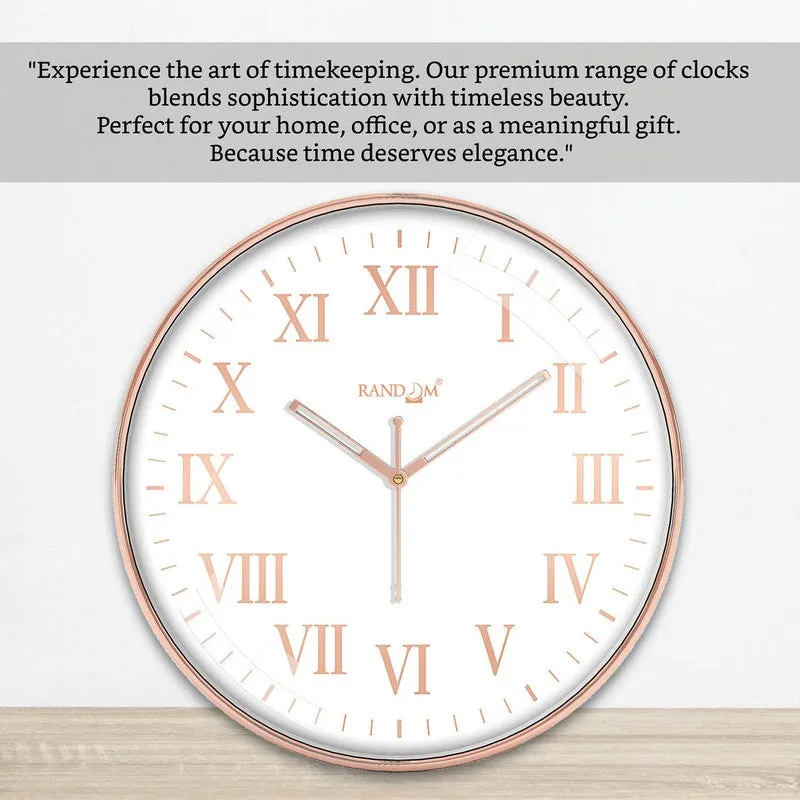Retrovia Premium Silent Sweep Wall Clock - White media 6