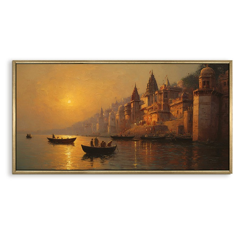 Boats at Dawn Wall Art media 4