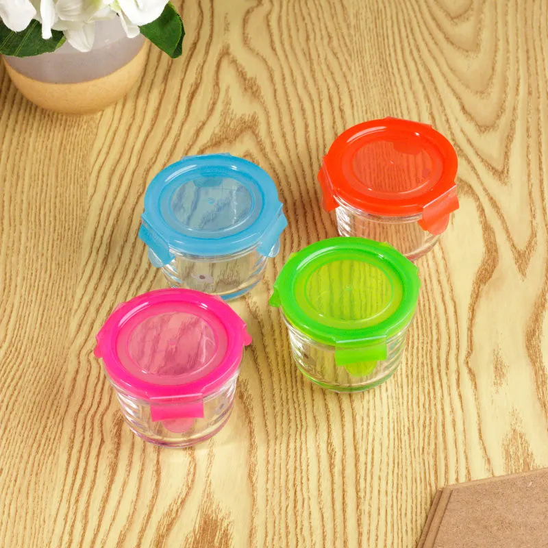 Tintin Mini Glass Containers(120 mL Each) - Set Of Four media 4