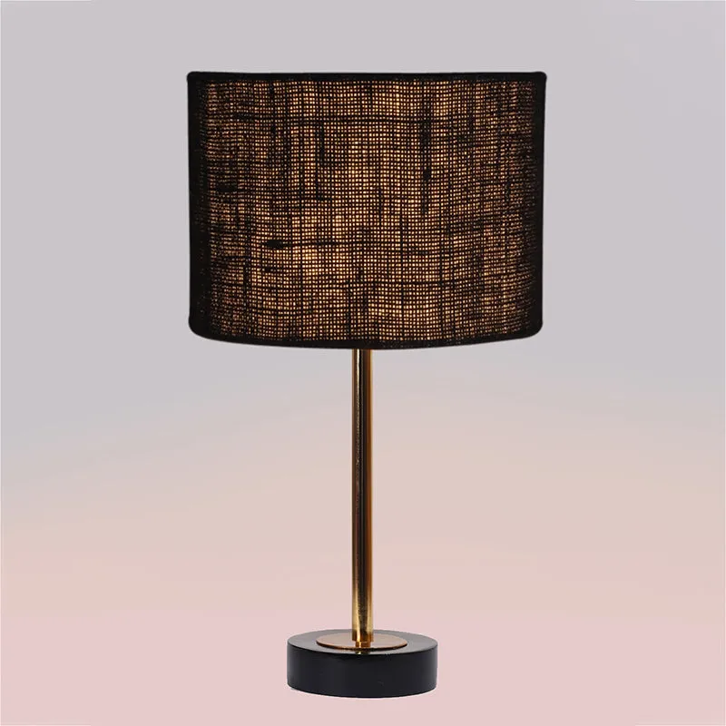 Sienna I Rodin Wooden Table Lamp - Black,Gold media 5
