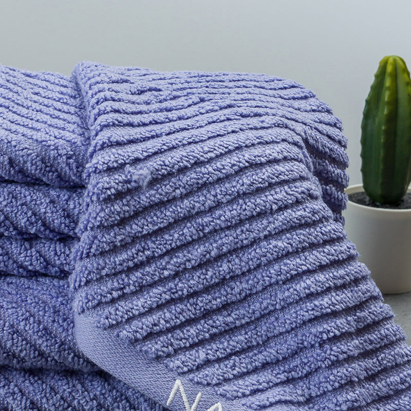 Nautica Riviera Soft Cotton Towel Set (Light Blue) - Set Of Six media 3