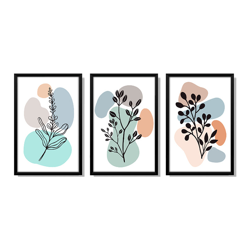 Geophytes In Color Wall Art With Frame - Set Of Three media 3