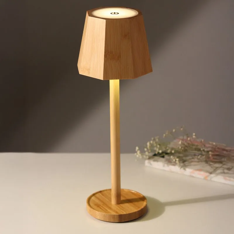 Mexo Ray Bamboo Table Lamp - Beige media 1