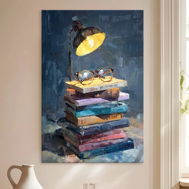 Scholarly Still Life Canvas Wall Art media 4