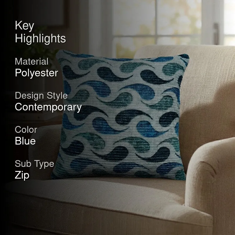 FloralDreamline Cushion Cover - Blue media 2